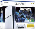 PS5 Console 1TB Standard Slim White Cobalt Star Fortnite Bundle