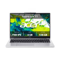 ACER Aspire Lite 15 AL15-32P NOTEBOOK, 15,6", processore Intel Celeron N4500, Intel UHD Graphics, RAM 4 GB, 128 GB eMMC, Silver, Windows 11 Home S-Mode