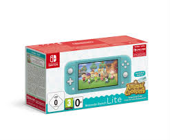 Nintendo Switch Lite Console Animal Crossing Turchese