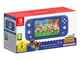 Nintendo Switch Lite Console Animal Crossing Blu