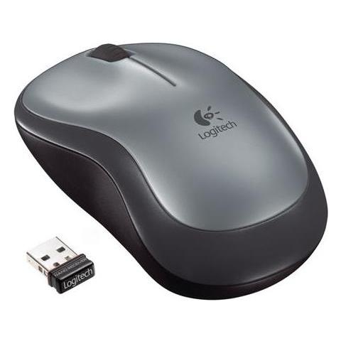Logitech Mouse Wireless M185 Colore Nero/Grigio