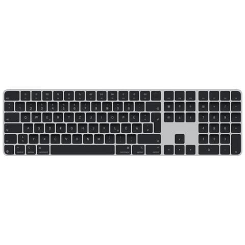 APPLE Magic Keyboard con Touch ID e tastierino numerico MXK83D/A - Layout Tedesco - Nero