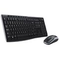 LOGITECH Tastiera e Mouse Wireless 920-004512 per Desktop (Layout Italiano) Colore Nero