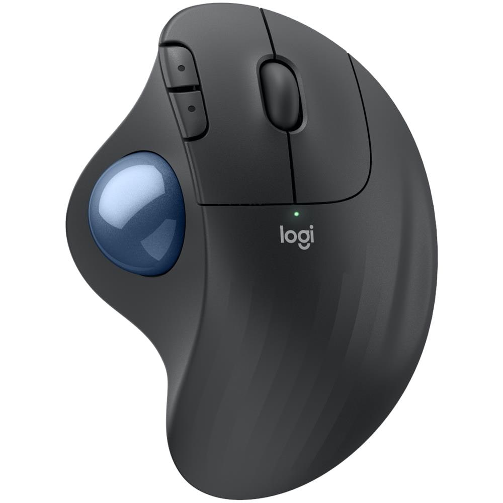 Logitech Mouse Ergo M575S Trackball 5 Tasti Bluetooth 2000 DPI Colore Blu/Grafite