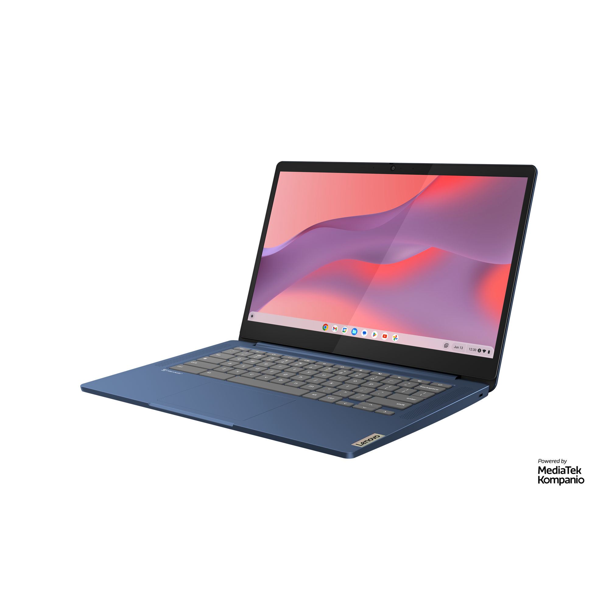 LENOVO Chromebook IP Slim3 14", MediaTek Kompanio 520, RAM 8 GB, eMMC 128 GB, Grey