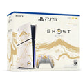 PS5 Console 1TB Disc Ghost Of Yotei Gold Limited Edition White Slim ITA