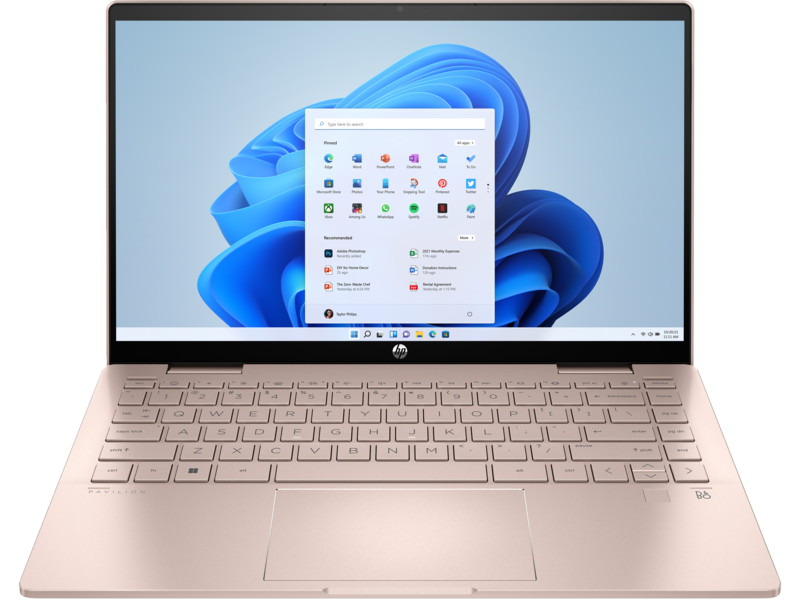 HP OmniBook Flip 14 FH0020NL 14 processore Intel Core Ultra 7 Ultra 7 256v Intel Arc Gpu RAM 16 GB Windows 11 Home