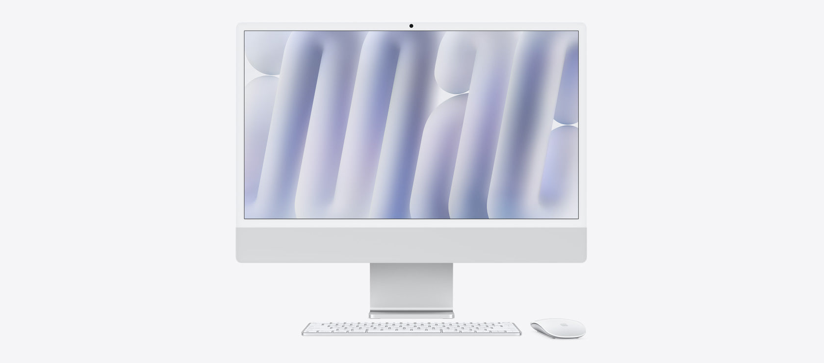 APPLE iMac 24'' CTO con display Retina 4,5K, Chip M4, 8 CPU 8 GPU, 16GB, 256GB Argento con Gigabit Ethernet - immagine prodotto Argento