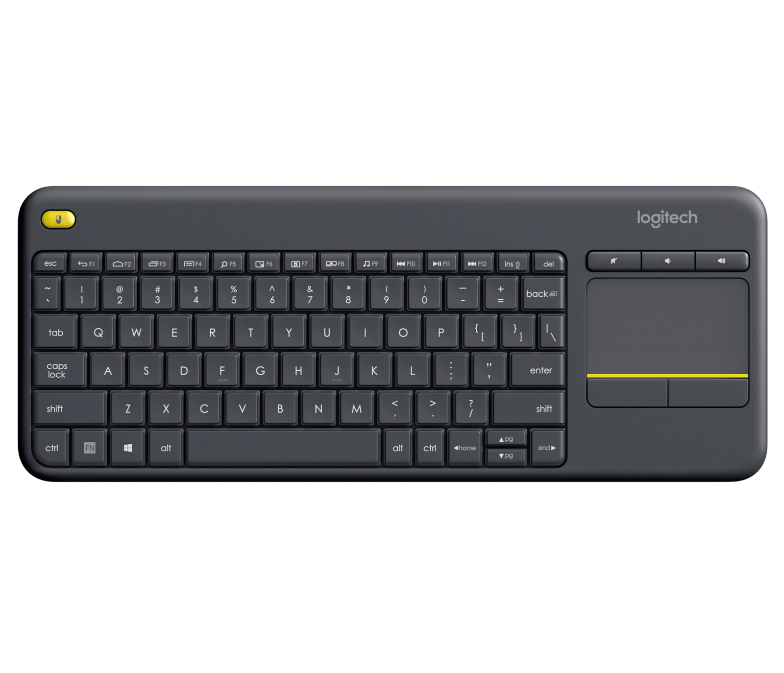 Logitech K400 Plus Tastiera Wireless
